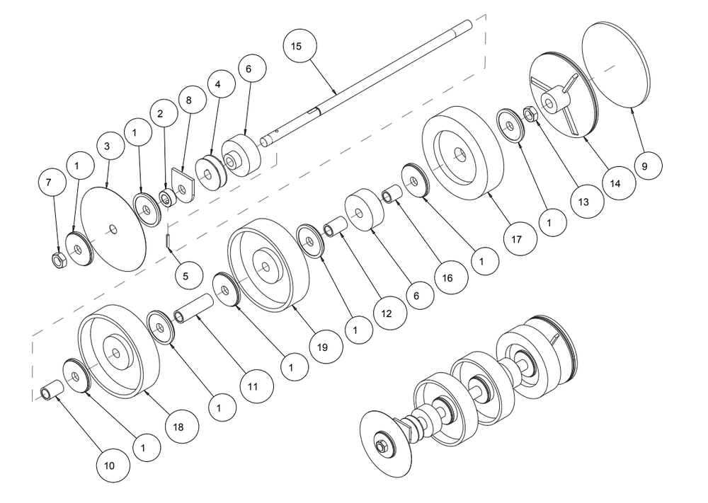 Section 02 Diagram and Parts List for 8300012  MK Diamond Workbench
